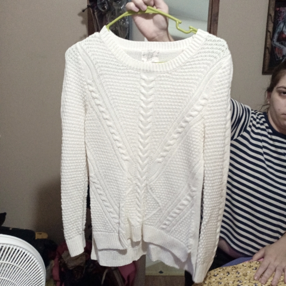 White sweater